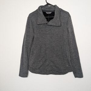 Smartwool Rabbit Ears Merino Wool Full Zip Jacket Gray Women's Large